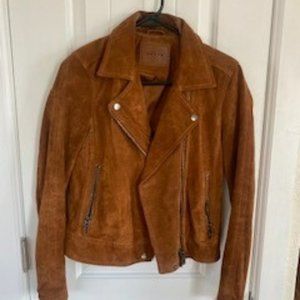 Suede Moto Jacket